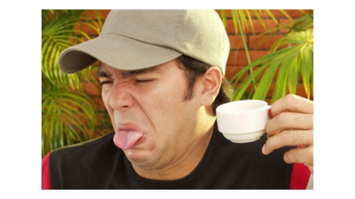 مزه سوختگی قهوه